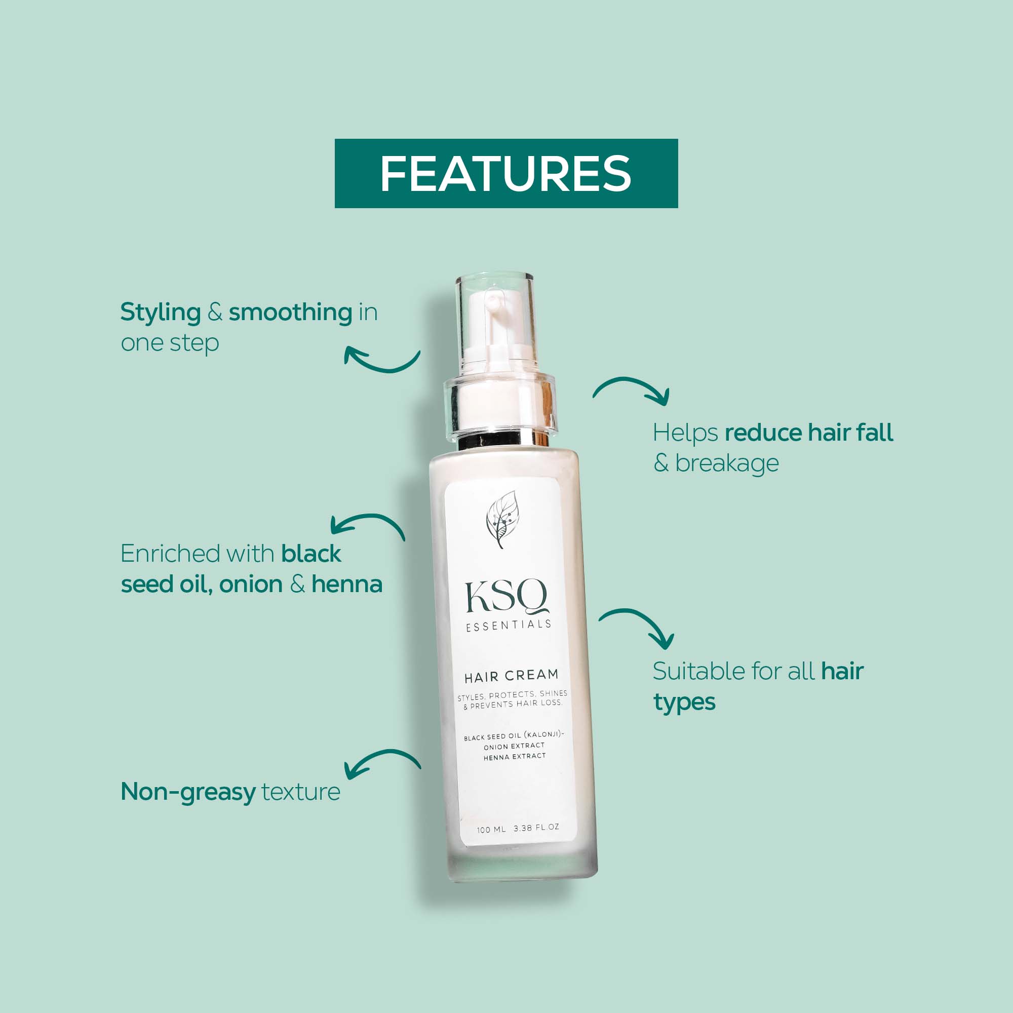 KSQ Essentials Hair Cream